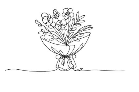 Fleurs et Composition de Mariage Logo